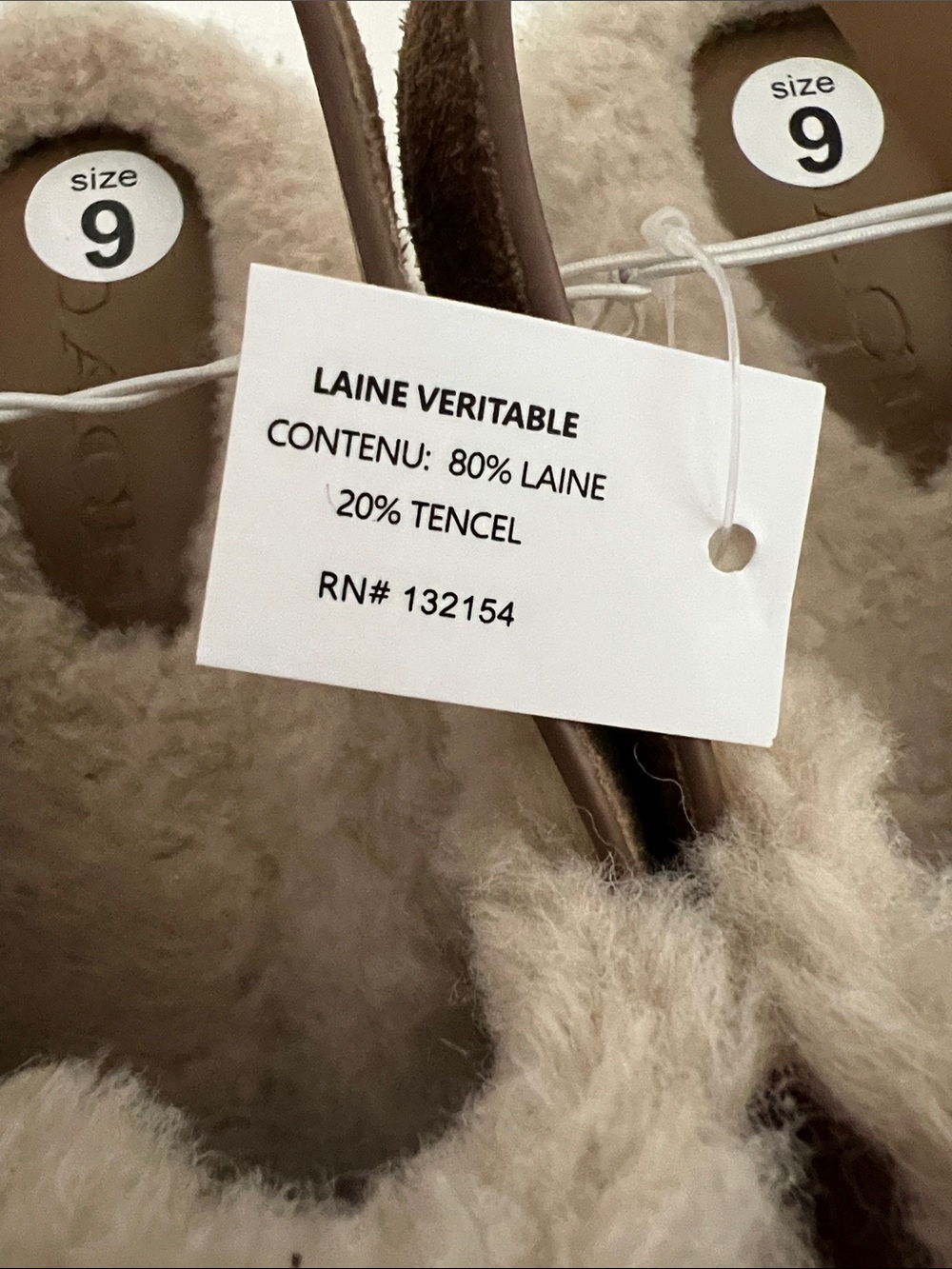 Coach Chestnut Suede Shearling-Trim Clog Mules - Picture 14 of 14